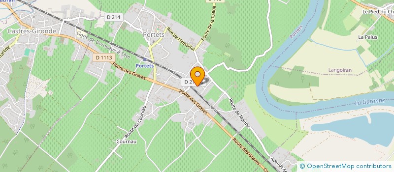 localisation de l'entreprise MADAME VALERIE MOUCHEBOEUF  PORTETS