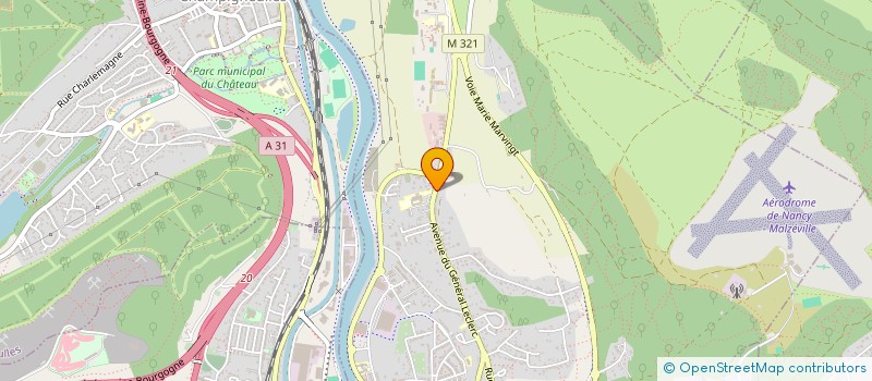 localisation de l'entreprise MADAME VALERIE MOUCHETTE  MALZEVILLE