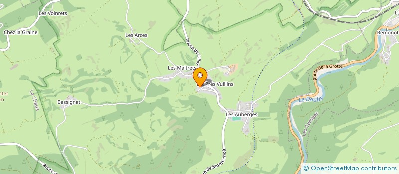 localisation de l'entreprise MADAME VALERIE MOUGIN  LA LONGEVILLE