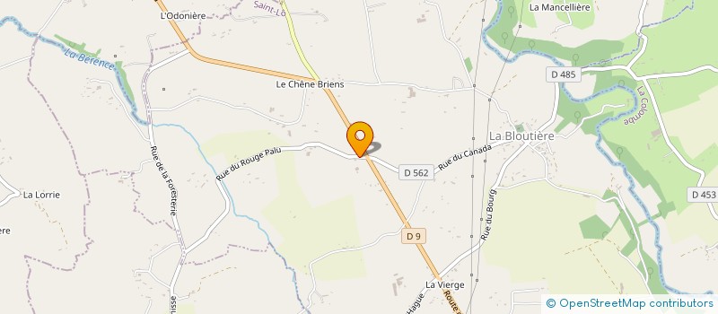 localisation de l'entreprise MADAME VALERIE MOULIN  LA BLOUTIERE