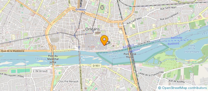 localisation de l'entreprise MADAME VALERIE MOULINAT  ORLEANS