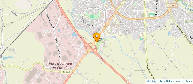 localisation de l'entreprise MADAME VALERIE MOYENCOURT à CHOLET