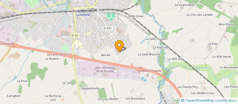 localisation de l'entreprise MADAME VALERIE MOYSAN  LAMBALLE-ARMOR