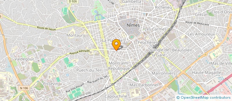 localisation de l'entreprise MADAME VALERIE MUNTO à NIMES