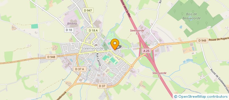 localisation de l'entreprise MADAME VALERIE MUSSEAU à STEENVOORDE