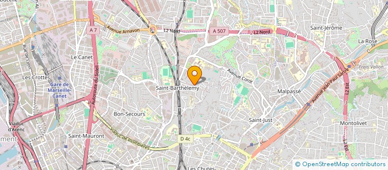 localisation de l'entreprise MADAME VALERIE MUSSO à MARSEILLE
