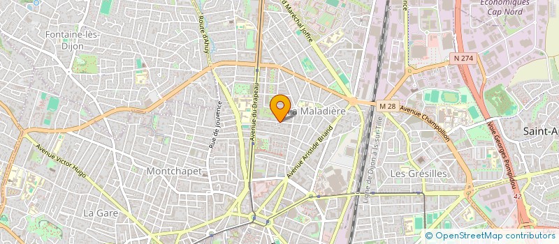 localisation de l'entreprise MADAME VALERIE NADAN à DIJON