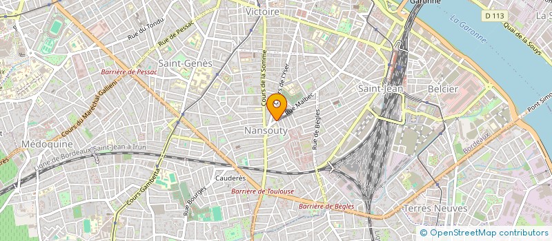 localisation de l'entreprise MADAME VALERIE NADEL  BORDEAUX