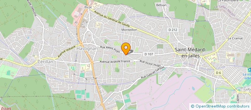 localisation de l'entreprise MADAME VALERIE NALET  SAINT-MEDARD-EN-JALLES