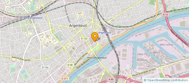 localisation de l'entreprise MADAME VALERIE NAVARRE à TAVERNY