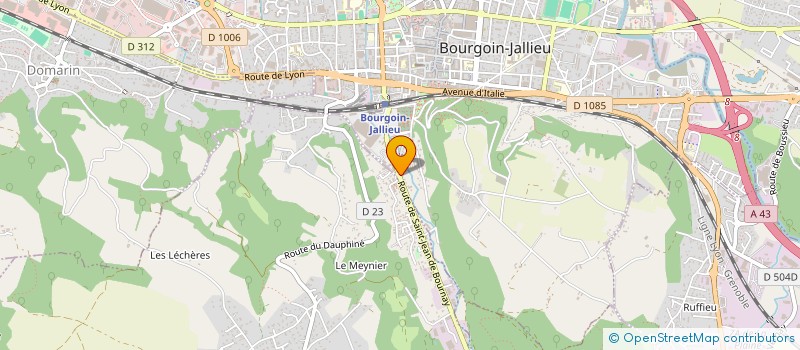 localisation de l'entreprise MADAME VALERIE NAYARADOU  BOURGOIN-JALLIEU