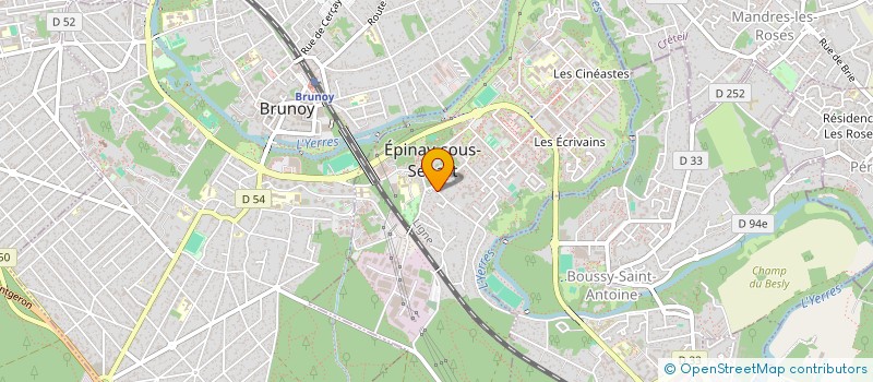 localisation de l'entreprise MADAME VALERIE NEDAUD  EPINAY-SOUS-SENART