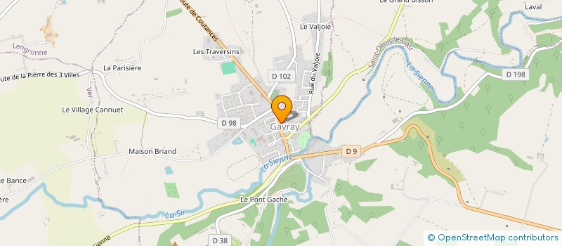 localisation de l'entreprise MADAME VALERIE NEE  GAVRAY-SUR-SIENNE