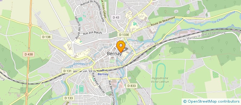 localisation de l'entreprise MADAME VALERIE NEEL  BERNAY