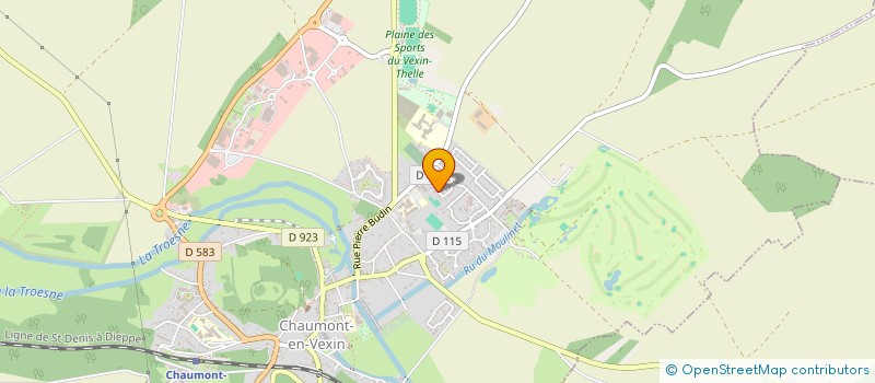 localisation de l'entreprise MADAME VALERIE NEGRE  CHAUMONT-EN-VEXIN