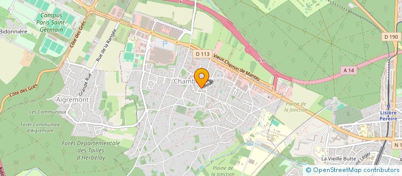 localisation de l'entreprise MADAME VALERIE NEGUIN  SAINT-GERMAIN-EN-LAYE