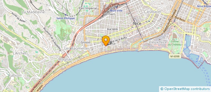 localisation de l'entreprise MADAME VALERIE NERI à NICE
