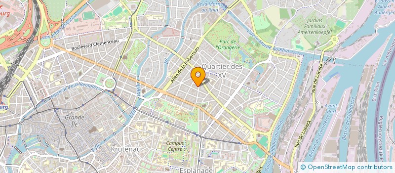 localisation de l'entreprise MADAME VALERIE NEUNLIST à STRASBOURG