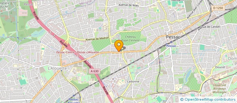 localisation de l'entreprise MADAME VALERIE NEVEUR  PESSAC