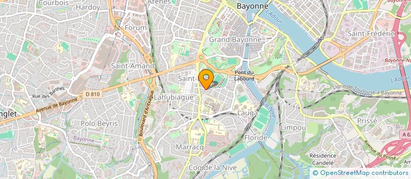 localisation de l'entreprise MADAME VALERIE NICOLAS à BAYONNE