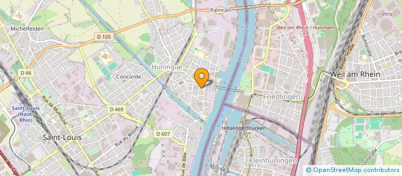 localisation de l'entreprise MADAME VALERIE NILLES  HUNINGUE