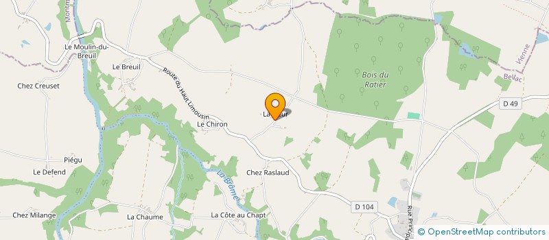 localisation de l'entreprise MADAME VALERIE NINEUIL à VAL-D'OIRE-ET-GARTEMPE