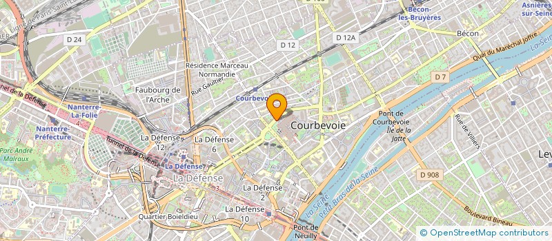 localisation de l'entreprise MADAME VALERIE NINOREILLE à COURBEVOIE
