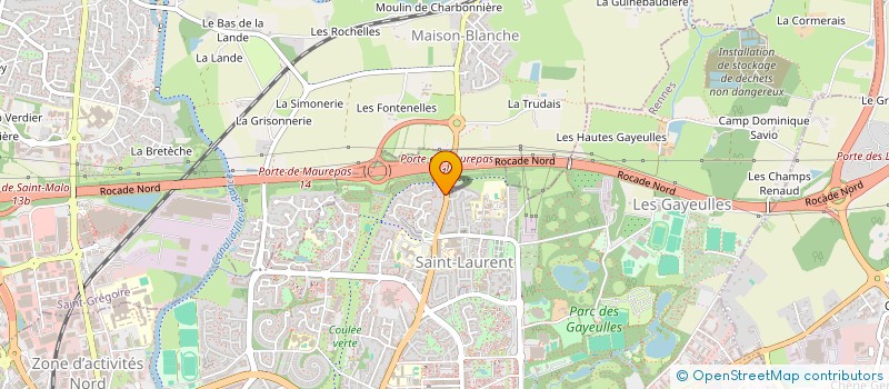 localisation de l'entreprise MADAME VALERIE NIVAUT  RENNES