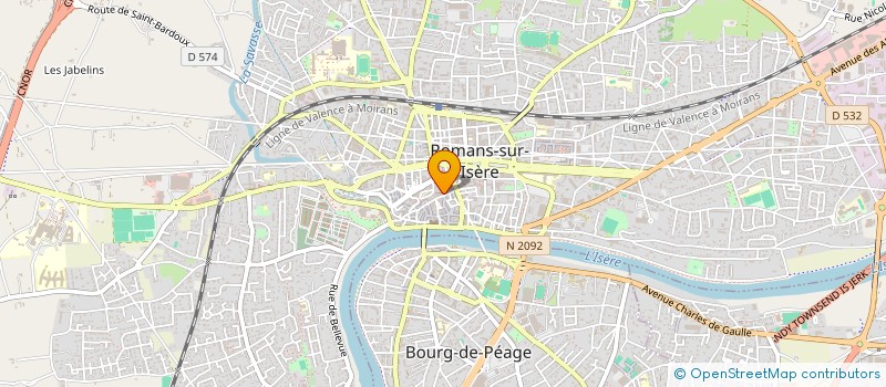 localisation de l'entreprise MADAME VALERIE NORMAND  ROMANS-SUR-ISERE