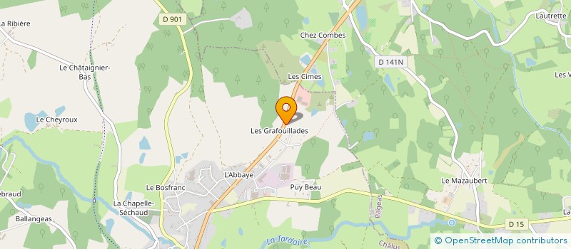 localisation de l'entreprise MADAME VALERIE NOYELLE à CHALUS