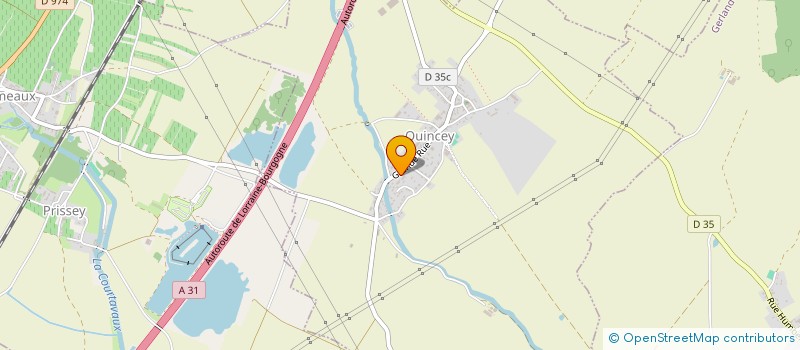 localisation de l'entreprise MADAME VALERIE NUDANT  QUINCEY