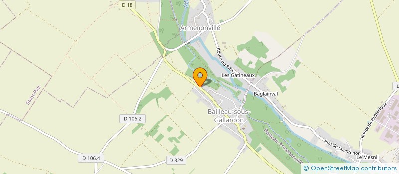 localisation de l'entreprise MADAME VALERIE NUEL à BAILLEAU-ARMENONVILLE