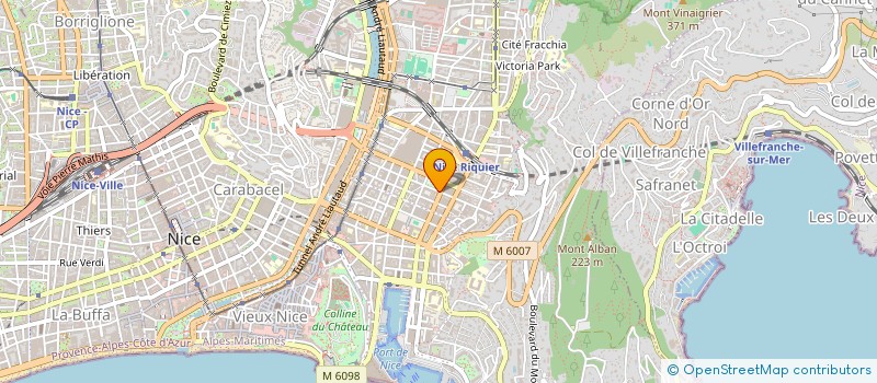 localisation de l'entreprise MADAME VALERIE NYIKOS  NICE