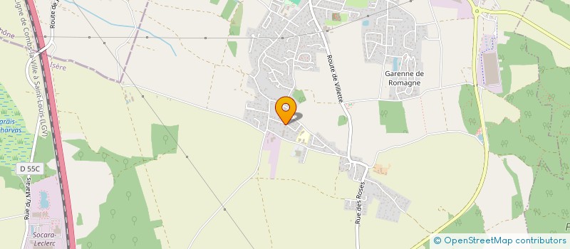 localisation de l'entreprise MADAME VALERIE OJEDA  VILLETTE-D'ANTHON