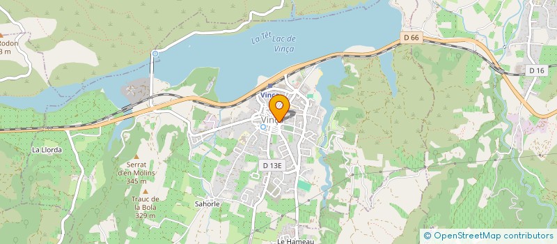 localisation de l'entreprise MADAME VALERIE OLIVER  VINCA