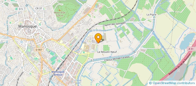 localisation de l'entreprise MADAME VALERIE OLIVER à MANOSQUE
