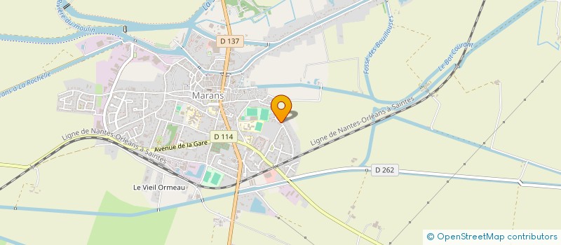 localisation de l'entreprise MADAME VALERIE OLLIVIER  MARANS