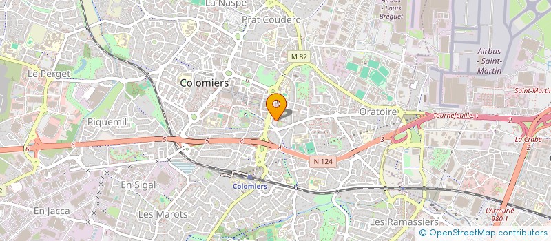 localisation de l'entreprise MADAME VALERIE ONDO OBONO à COLOMIERS