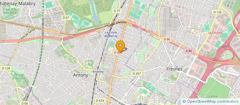 localisation de l'entreprise MADAME VALERIE ONNIKIAN à ANTONY