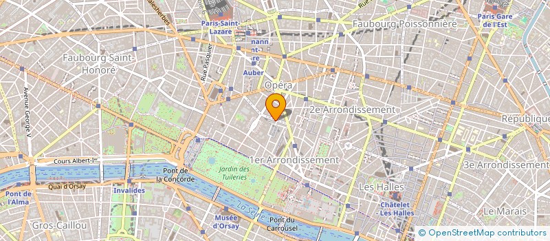 localisation de l'entreprise MADAME VALERIE ORSINI à PARIS