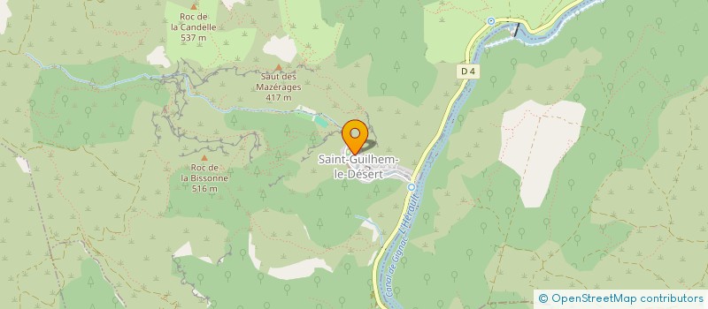 localisation de l'entreprise MADAME VALERIE ORTEGA  SAINT-GUILHEM-LE-DESERT
