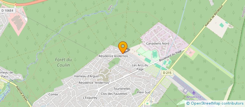 localisation de l'entreprise MADAME VALERIE OUDOT à ANDERNOS-LES-BAINS