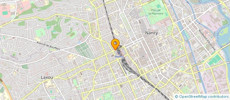 localisation de l'entreprise MADAME VALERIE OUNNOUGHENE  NANCY