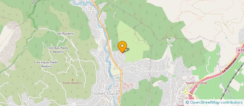 localisation de l'entreprise MADAME VALERIE OUSSIN  TOULON