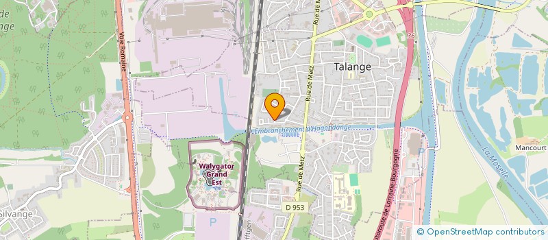 localisation de l'entreprise MADAME VALERIE PABLOS  TALANGE