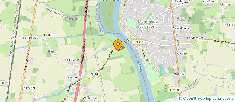 localisation de l'entreprise MADAME VALERIE PAGES  SAINT-GEORGES-DE-RENEINS