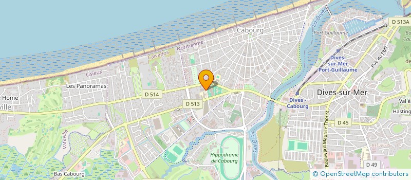 localisation de l'entreprise MADAME VALERIE PAIMBLANC  CABOURG