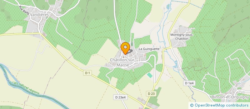 localisation de l'entreprise MADAME VALERIE PAINVIN  CHATILLON-SUR-MARNE