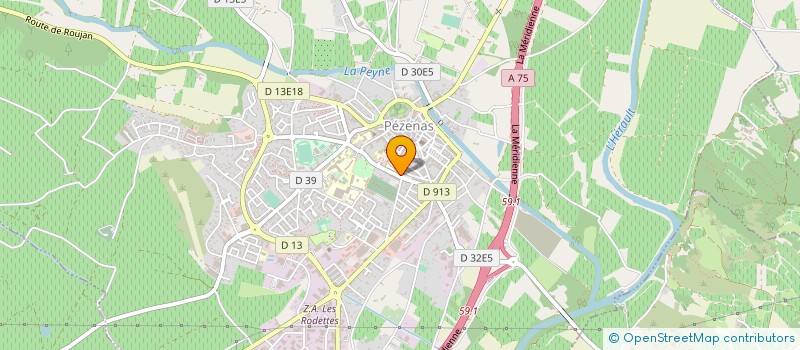 localisation de l'entreprise MADAME VALERIE PAIRIS  PEZENAS