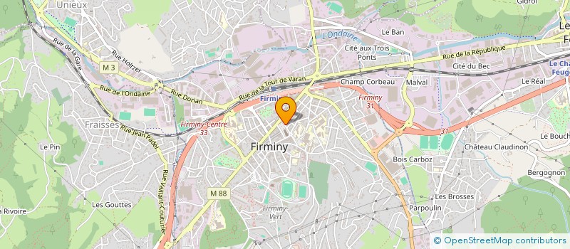 localisation de l'entreprise MADAME VALERIE PALISSE à FIRMINY